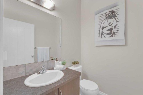 9 Ross Close, Sylvan Lake, AB - Indoor Photo Showing Bathroom