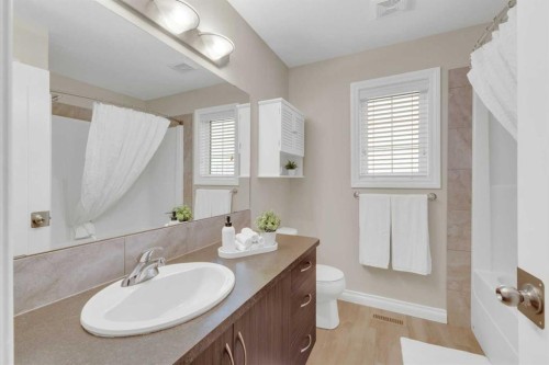 9 Ross Close, Sylvan Lake, AB - Indoor Photo Showing Bathroom