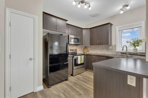 9 Ross Close, Sylvan Lake, AB - Indoor Photo Showing Kitchen With Double Sink