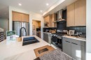 448 Lewiston Landing Ne, Calgary, AB  - Indoor Photo Showing Kitchen With Stainless Steel Kitchen With Double Sink With Upgraded Kitchen 