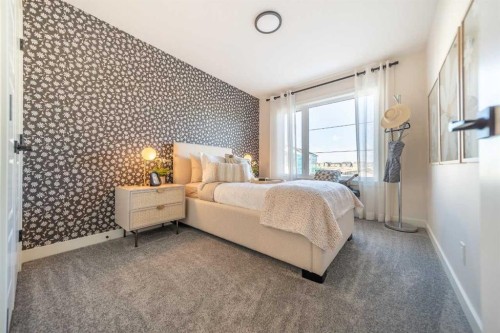448 Lewiston Landing Ne, Calgary, AB - Indoor Photo Showing Bedroom