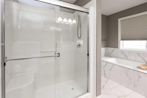117 Coachman Way, Blackfalds, AB - Indoor Photo Showing Bathroom
