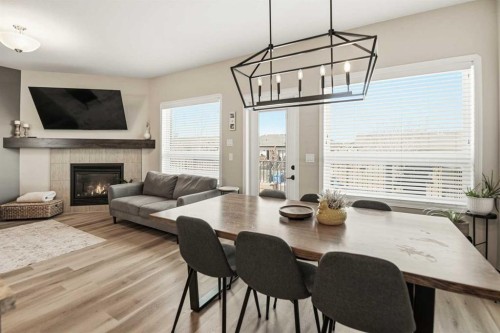 12 Cyprus Road, Blackfalds, AB - Indoor With Fireplace