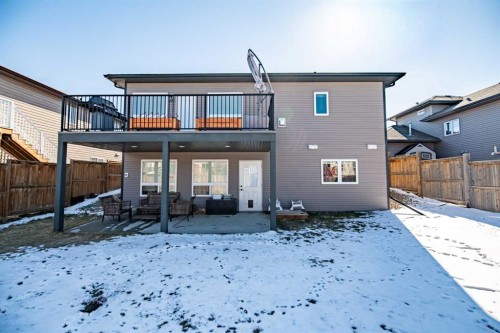 12 Cyprus Road, Blackfalds, AB - Outdoor With Deck Patio Veranda With Exterior