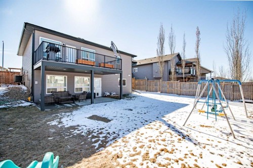 12 Cyprus Road, Blackfalds, AB - Outdoor With Deck Patio Veranda