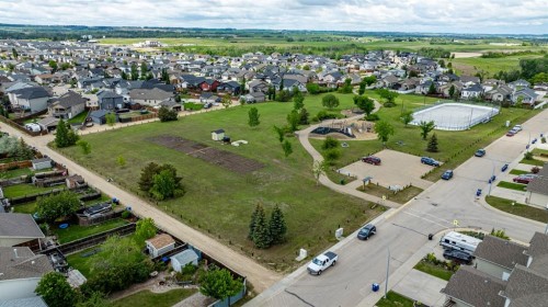 57 Woodbine Close, Blackfalds, AB - Outdoor With Deck Patio Veranda