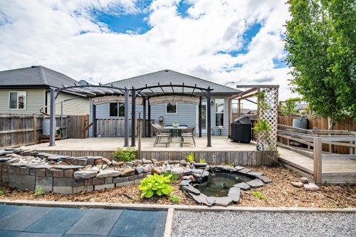 57 Woodbine Close, Blackfalds, AB - Outdoor With Deck Patio Veranda