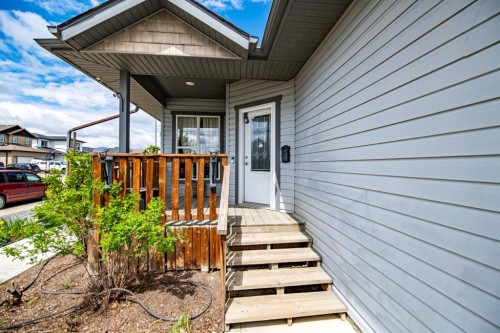 57 Woodbine Close, Blackfalds, AB - Outdoor With Deck Patio Veranda