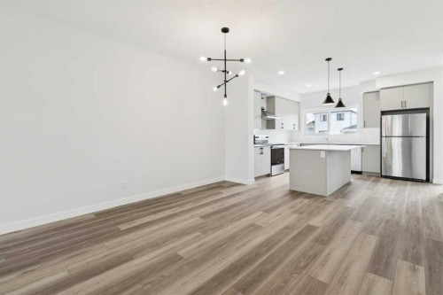 244 Drystone Walk Nw, Calgary, AB - Indoor Photo Showing Kitchen With Upgraded Kitchen