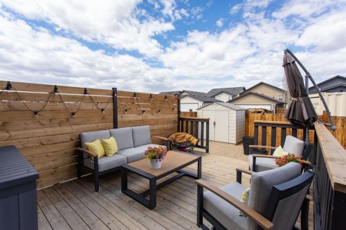 179 Long Close, Red Deer, AB - Outdoor With Deck Patio Veranda With Exterior