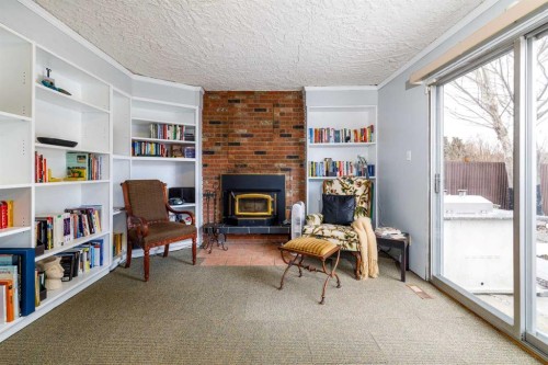 27 Wallace Close, Red Deer, AB - Indoor With Fireplace