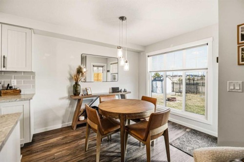 8 Springfield Boulevard, Sylvan Lake, AB - Indoor Photo Showing Dining Room
