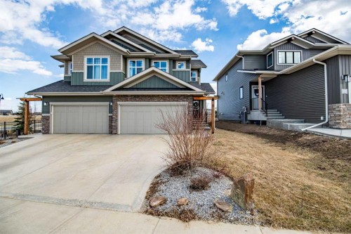 8 Springfield Boulevard, Sylvan Lake, AB - Outdoor With Facade