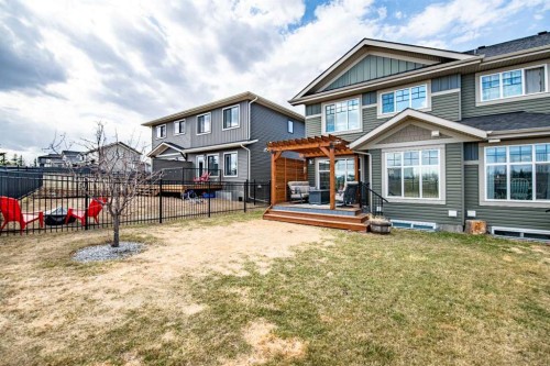 8 Springfield Boulevard, Sylvan Lake, AB - Outdoor With Deck Patio Veranda