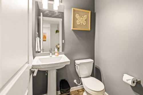 8 Springfield Boulevard, Sylvan Lake, AB - Indoor Photo Showing Bathroom