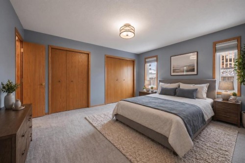 138 Duncan Crescent, Red Deer, AB - Indoor Photo Showing Bedroom