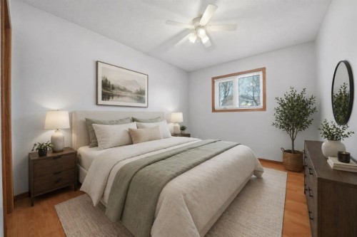 138 Duncan Crescent, Red Deer, AB - Indoor Photo Showing Bedroom