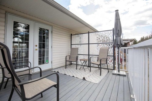 42 Riviera Drive, Lacombe, AB - Outdoor With Deck Patio Veranda With Exterior