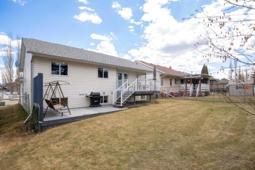 42 Riviera Drive, Lacombe, AB - Outdoor With Deck Patio Veranda