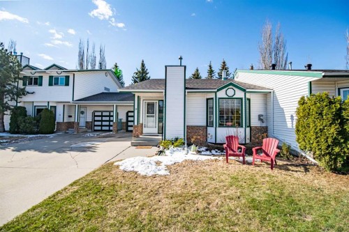 9 Rutherford Place, Red Deer, AB - Outdoor With Deck Patio Veranda With Facade