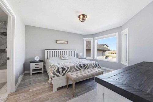 11 Aura Drive, Blackfalds, AB - Indoor Photo Showing Bedroom