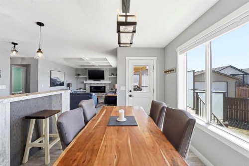 11 Aura Drive, Blackfalds, AB - Indoor Photo Showing Dining Room