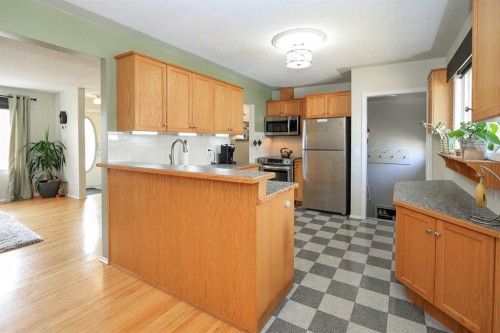 4214 40A Avenue, Red Deer, AB - Indoor Photo Showing Kitchen