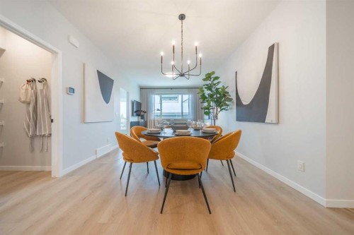 54 Creekview Avenue, Calgary, AB - Indoor Photo Showing Dining Room