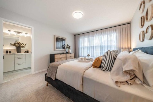 54 Creekview Avenue, Calgary, AB - Indoor Photo Showing Bedroom