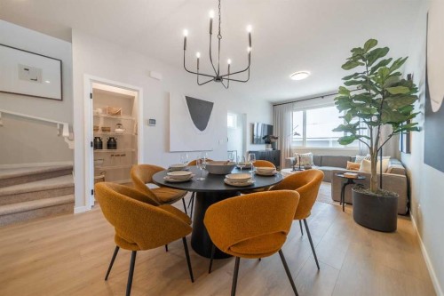 54 Creekview Avenue, Calgary, AB - Indoor Photo Showing Dining Room