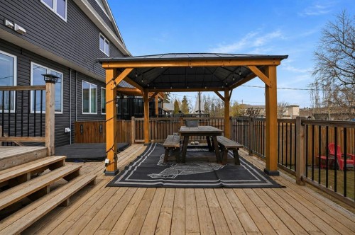 4625 48 Street, Sylvan Lake, AB - Outdoor With Deck Patio Veranda With Exterior