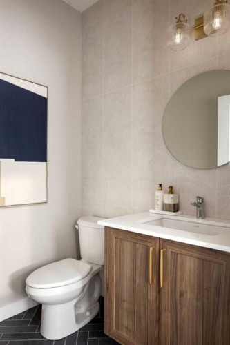 297 Creekside Drive Sw, Calgary, AB - Indoor Photo Showing Bathroom