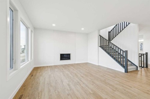 286 Dawson Wharf Rise, Chestermere, AB - Indoor With Fireplace