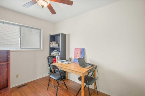 45 Hangingstone Drive, Lacombe, AB - Indoor Photo Showing Office