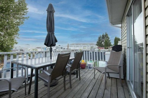 45 Hangingstone Drive, Lacombe, AB - Outdoor With Deck Patio Veranda With Exterior