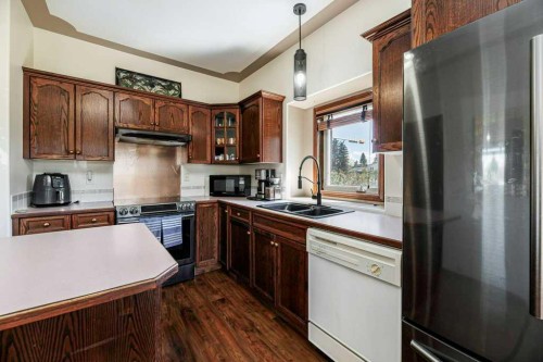 299 Cornett Drive, Red Deer, AB - Indoor Photo Showing Kitchen With Double Sink