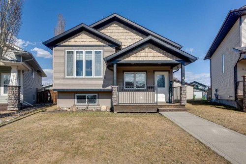 43 Inkster Close, Red Deer, AB - Outdoor With Deck Patio Veranda With Facade