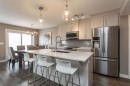 67 Thomlison Avenue, Red Deer, AB  - Indoor Photo Showing Kitchen With Stainless Steel Kitchen With Double Sink With Upgraded Kitchen 