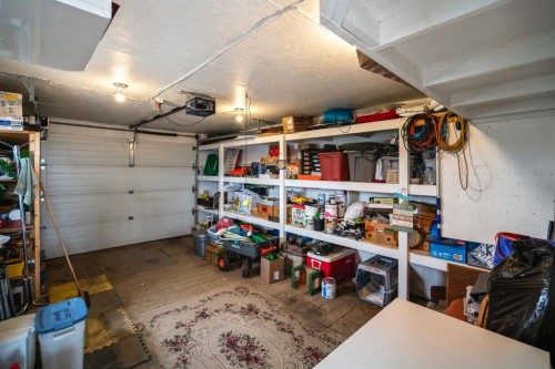 16 Main Street, Edberg, AB - Indoor Photo Showing Garage