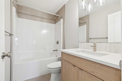 413 Shawnee Terrace Sw, Calgary, AB - Indoor Photo Showing Bathroom