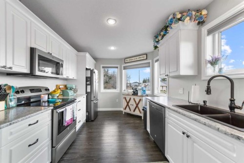 5007 52 Street, Amisk, AB - Indoor Photo Showing Kitchen With Double Sink With Upgraded Kitchen
