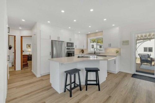 4702 57 Ave, Rimbey, AB - Indoor Photo Showing Kitchen With Upgraded Kitchen