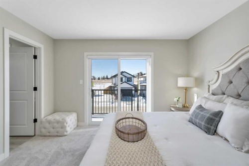 206 Cambridge Way, Sylvan Lake, AB - Indoor Photo Showing Bedroom