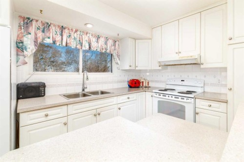 90 Welton Crescent, Red Deer, AB - Indoor Photo Showing Kitchen With Double Sink