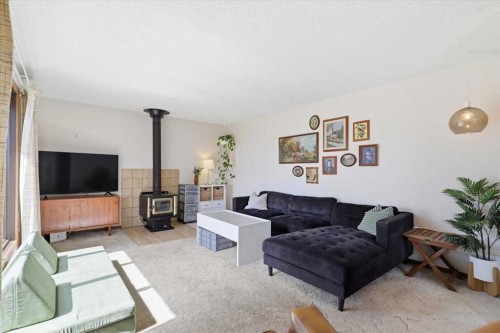49059 Rge Rd 265, Rural Leduc County, AB - Indoor Photo Showing Living Room With Fireplace