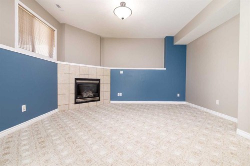 43 Webster Drive, Red Deer, AB - Indoor With Fireplace