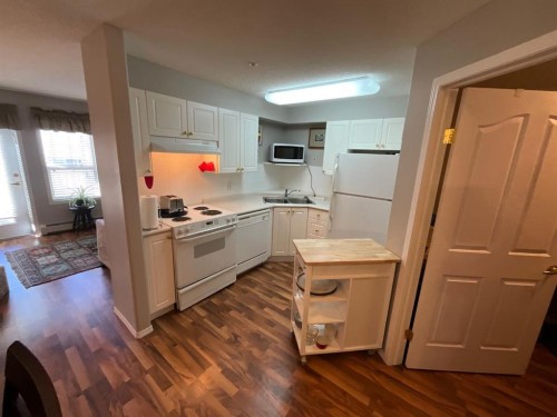 214-56 Carroll Crescent, Red Deer, AB - Indoor Photo Showing Kitchen With Double Sink