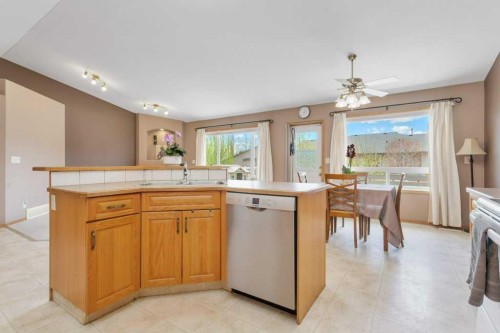 27 Ramage Crescent, Red Deer, AB - Indoor Photo Showing Kitchen With Double Sink