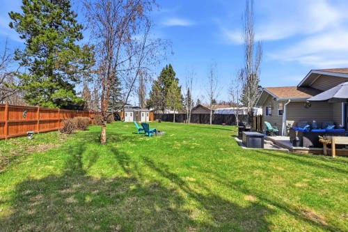 8 Willow Place, Lacombe, AB - Outdoor With Backyard