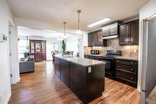 172 Ibbotson Close, Red Deer, AB - Indoor Photo Showing Kitchen With Upgraded Kitchen
